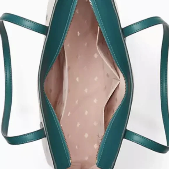 Kate Spade Marlee Pineapple Shoulder Tote Bag Purse & Matching Wallet Set NWT - Picture 4 of 6